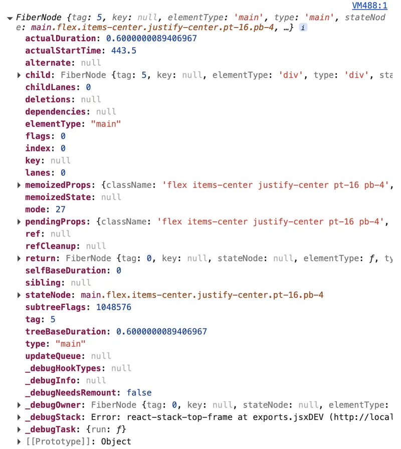 Пример fiber-узла